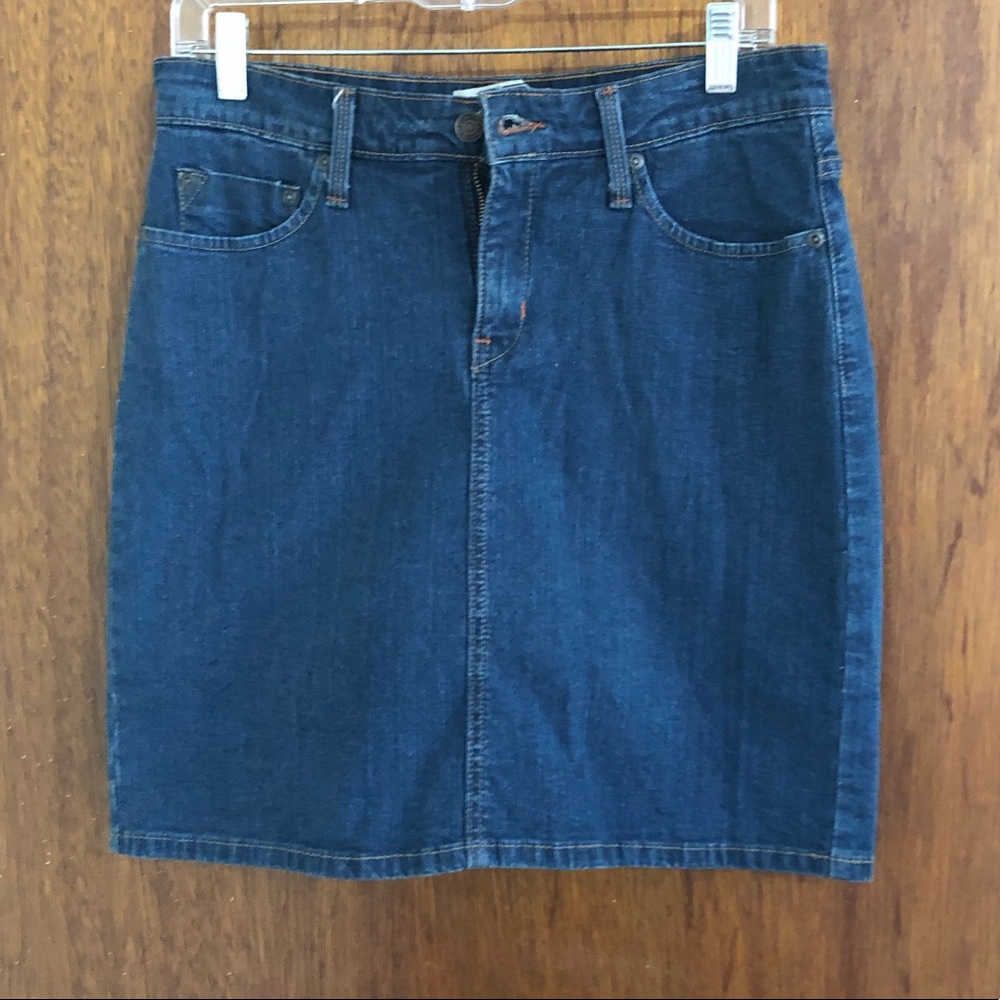 Denim skort